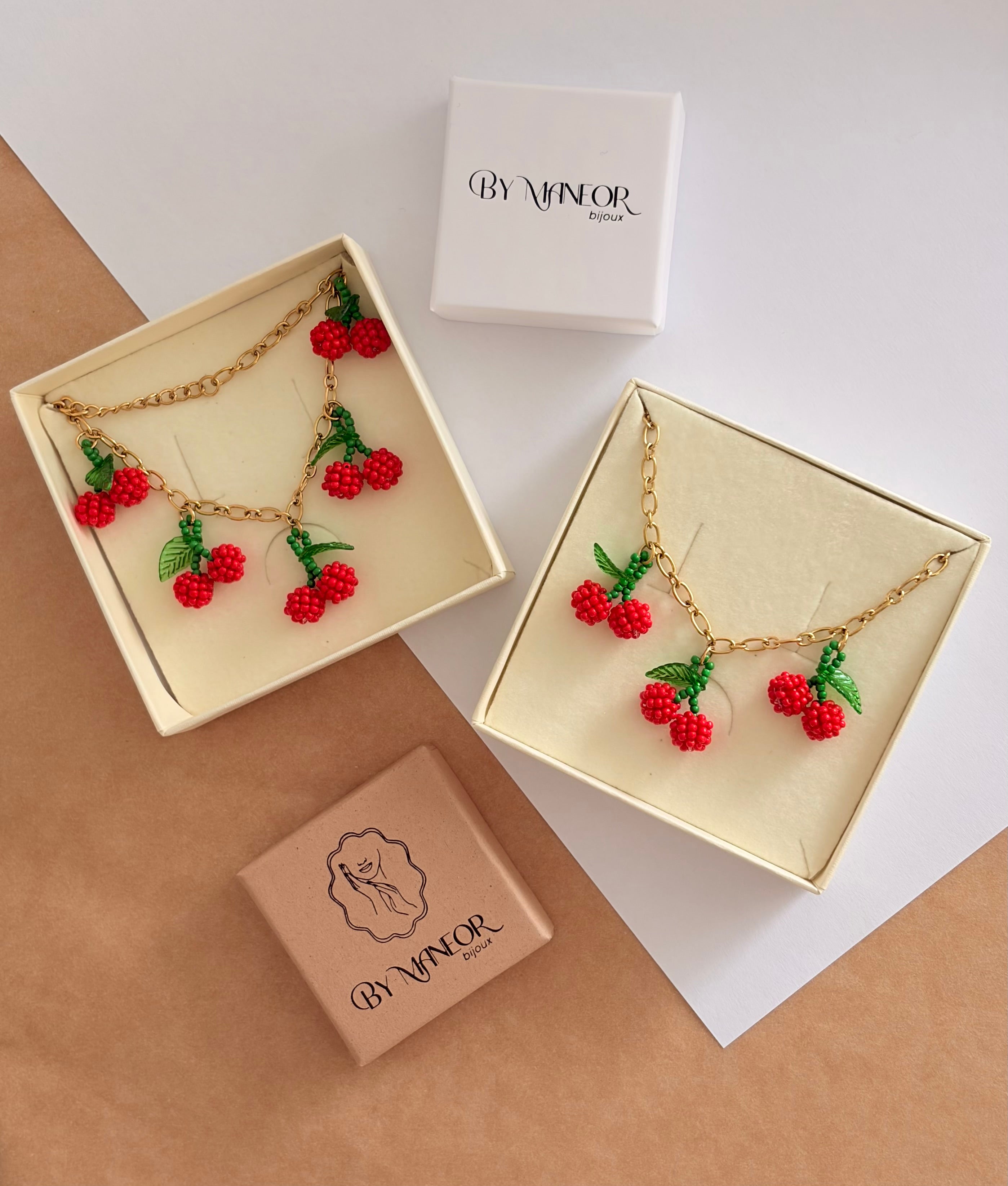 Coffret parure CERISE