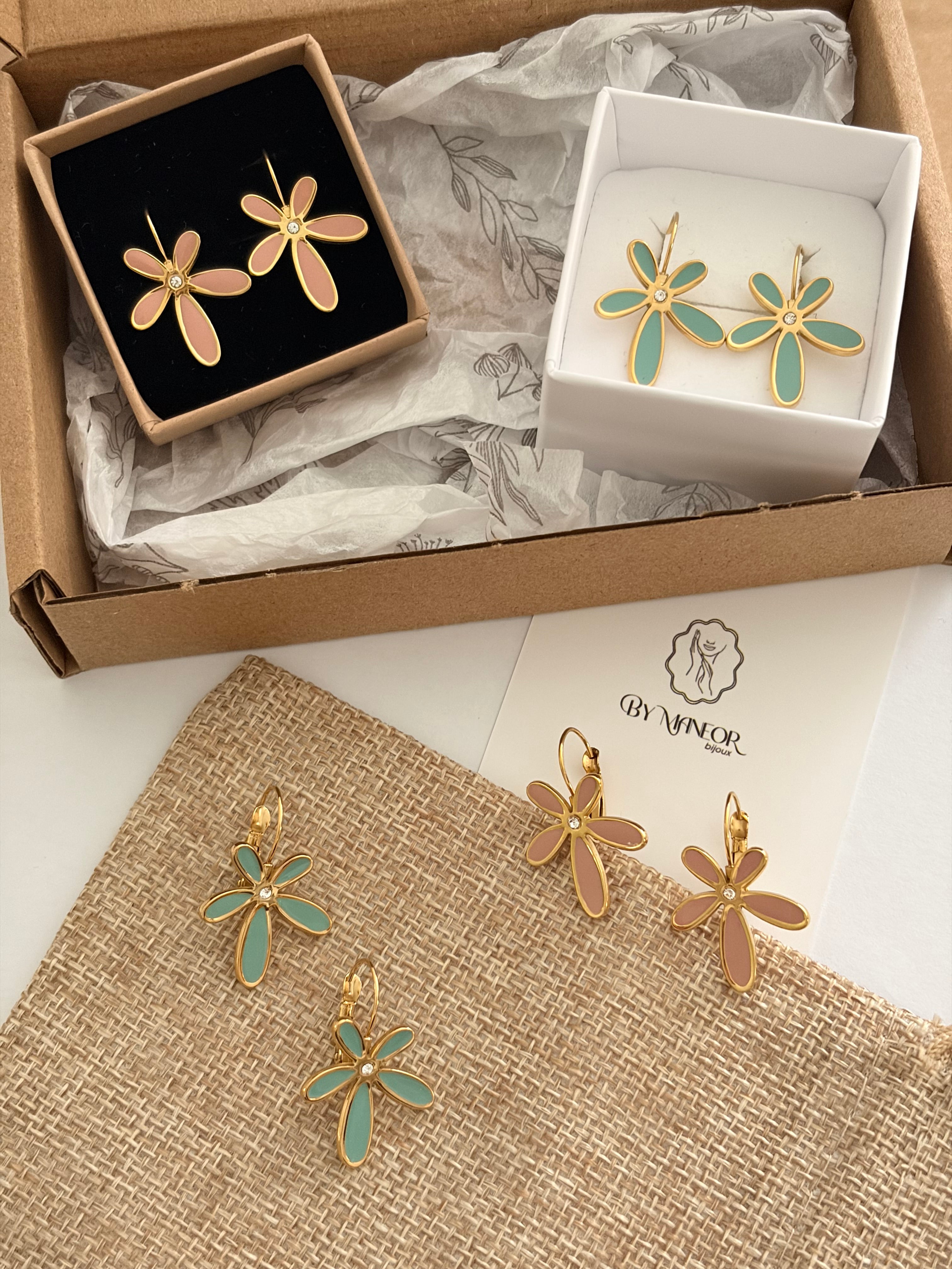 Boucles d’oreilles PÉTALES