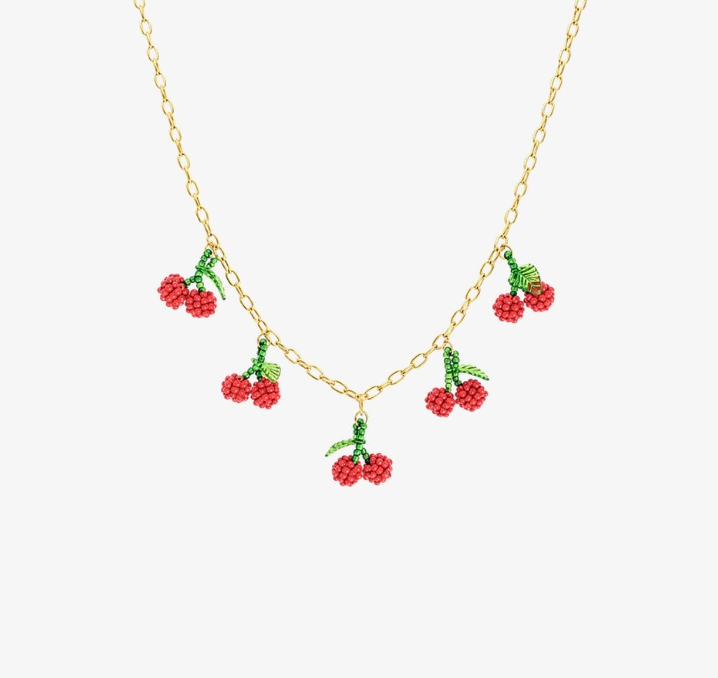 COLLIER CERISE