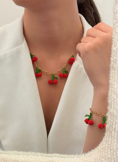 Coffret parure CERISE