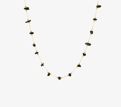 COLLIER SAUTOIR ÉBÈNE