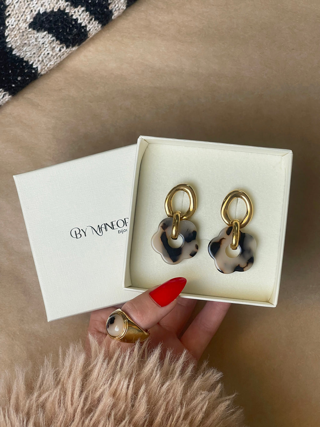 Boucles d'oreilles FLEURS