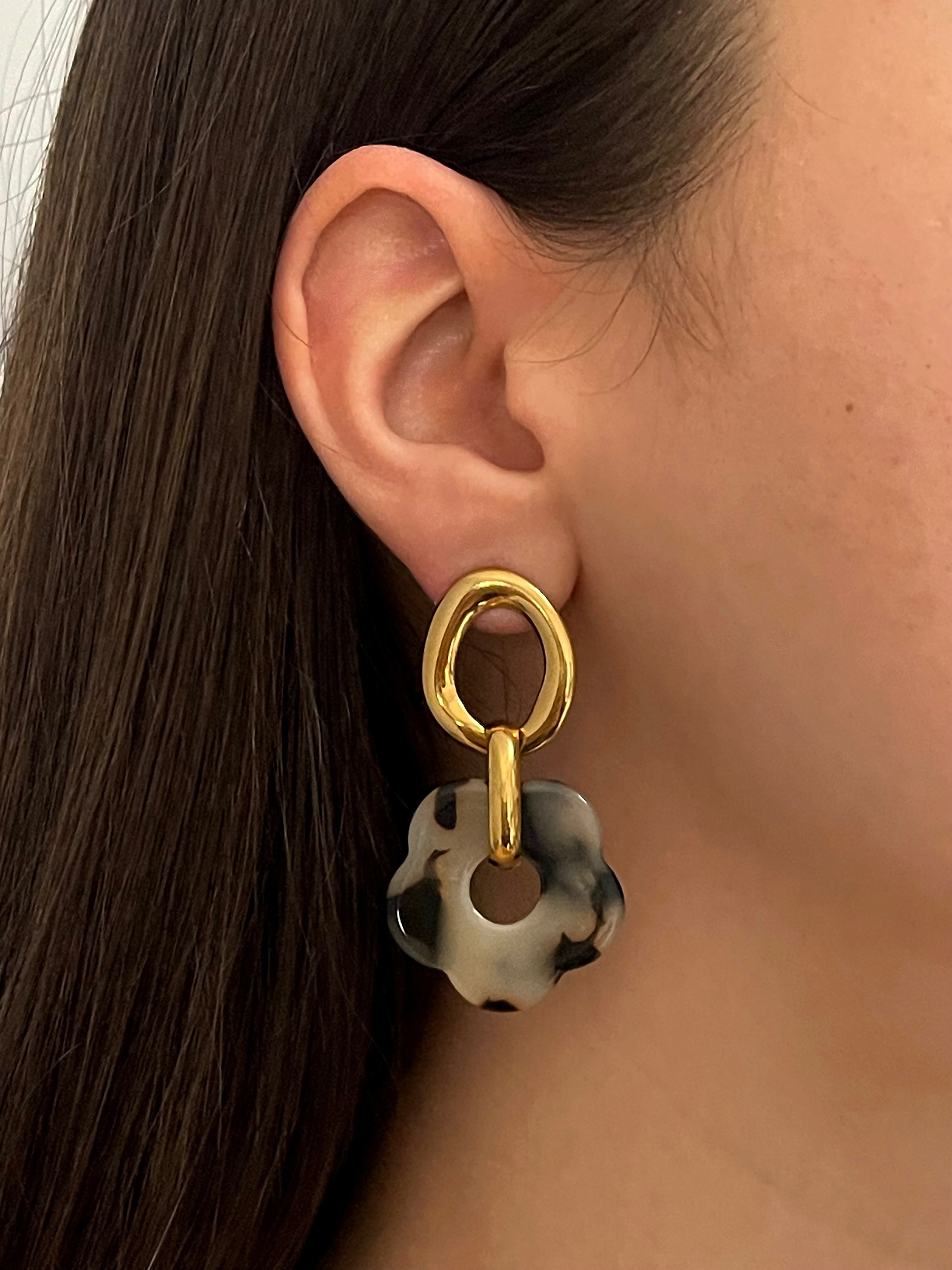 Boucles d'oreilles FLEURS