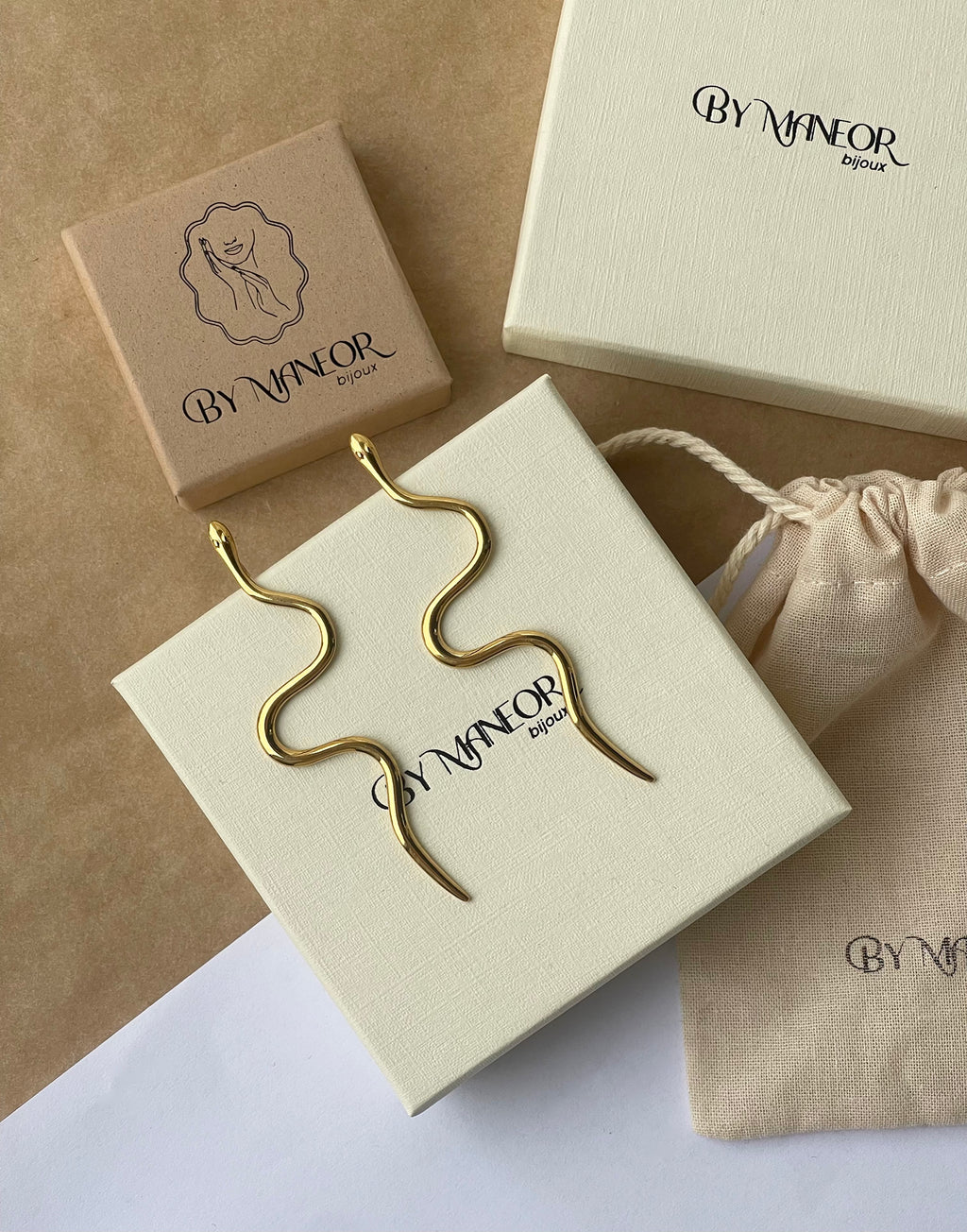 Boucles d’oreilles SERPENT