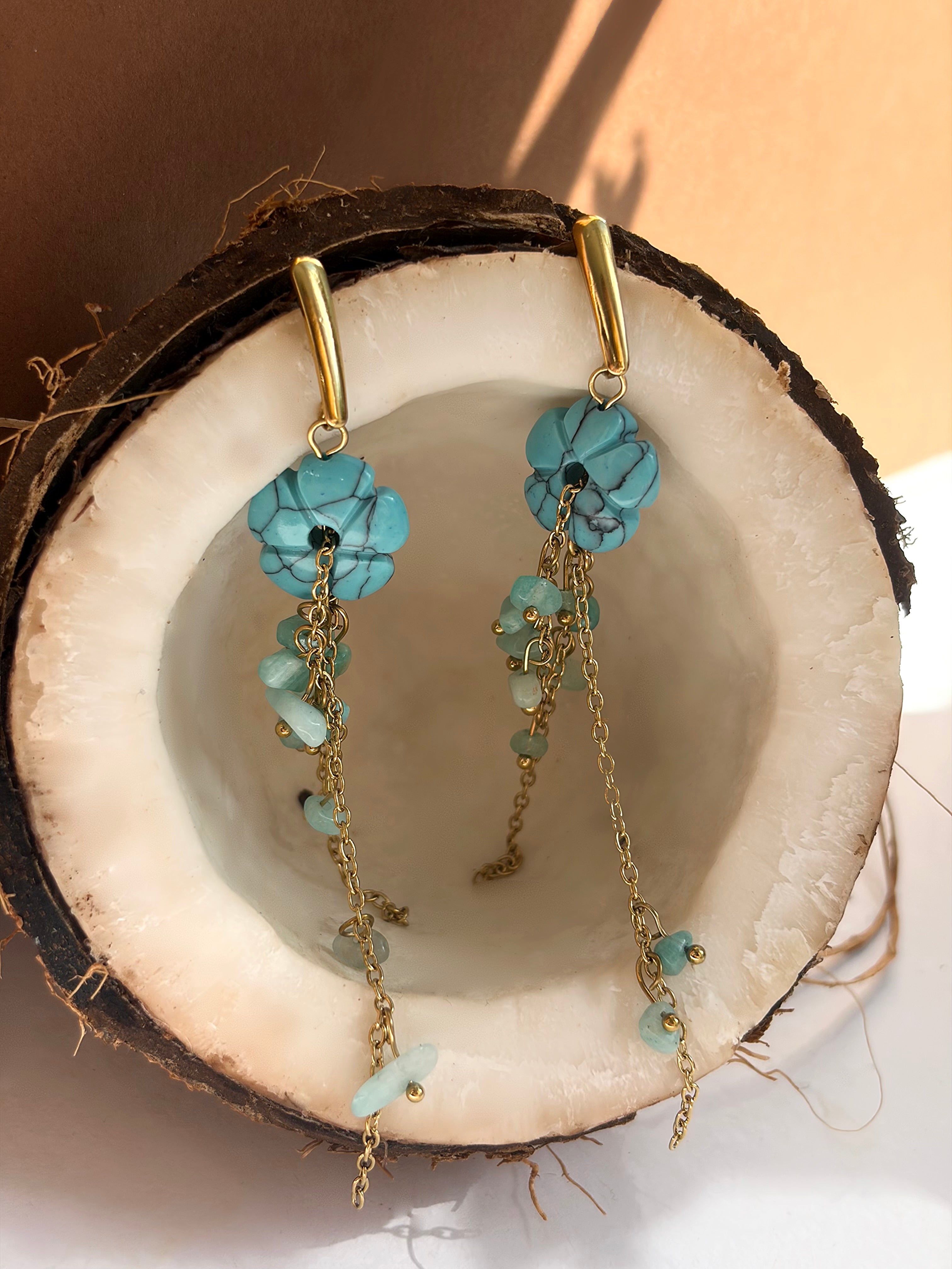 Boucles d’oreilles DAHLIA